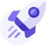 icono de cohete espacial